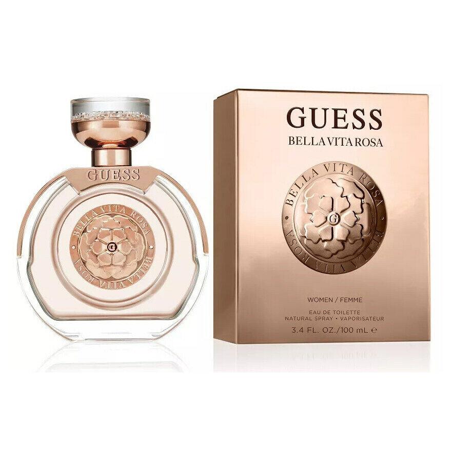 Guess Bella Vita Rosa Edt Spray For Women - 3.4OZ/100 ML IN Box - Rare