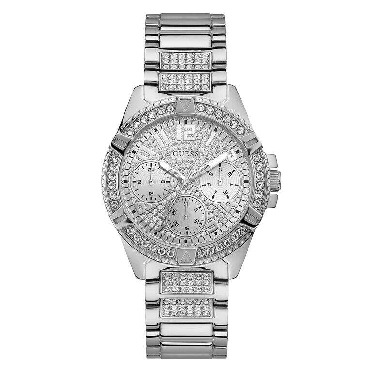 Guess Ladies Silver Tone Multi-function Watch U1156L1