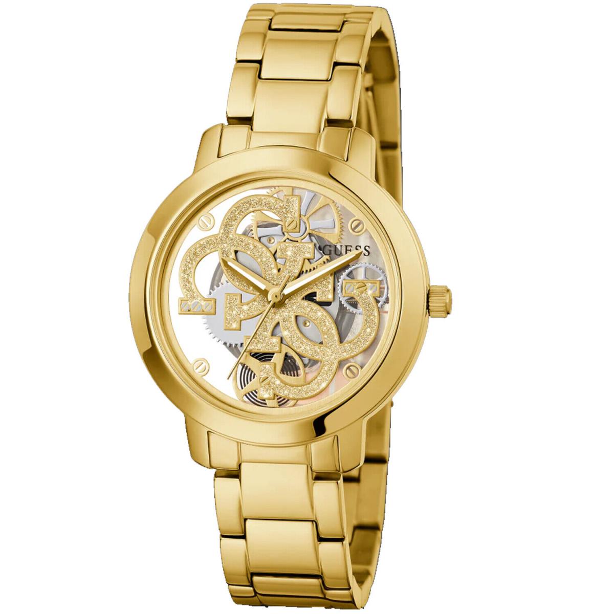 Guess Women`s Quattro Clear Clear Dial Watch - GW0300L2