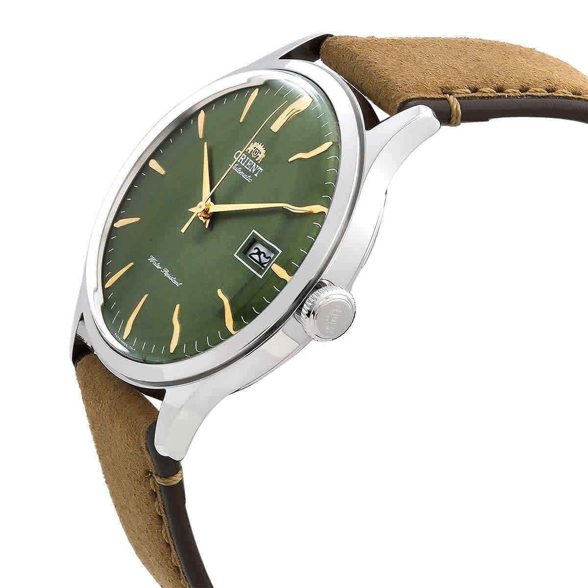 Orient Automatic Green Dial Men`s Watch RA-AC0P01E