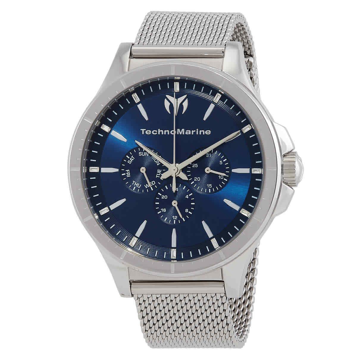 Technomarine Moonsun Quartz Blue Dial Men`s Watch TM-822019