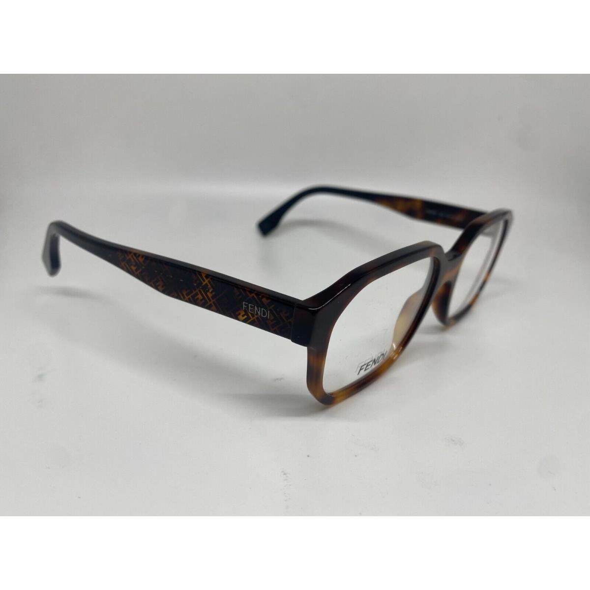 Fendi FE 50050I 053 Eyeglasses Brown Optical Frame 52-18-145mm