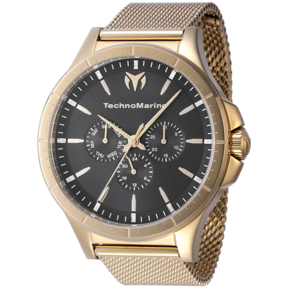 Technomarine Moonsun Quartz Charcoal Dial Men`s Watch TM-822022