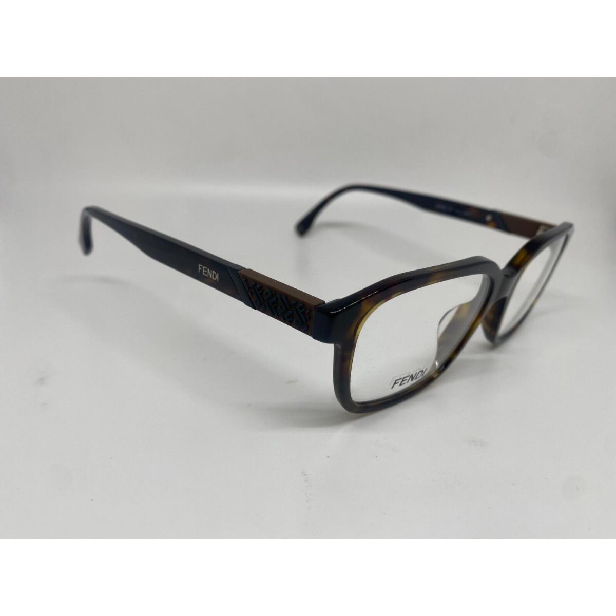 Fendi FE 50028I 052 Dark Havana Frames Eyeglasses 53-17-150mm