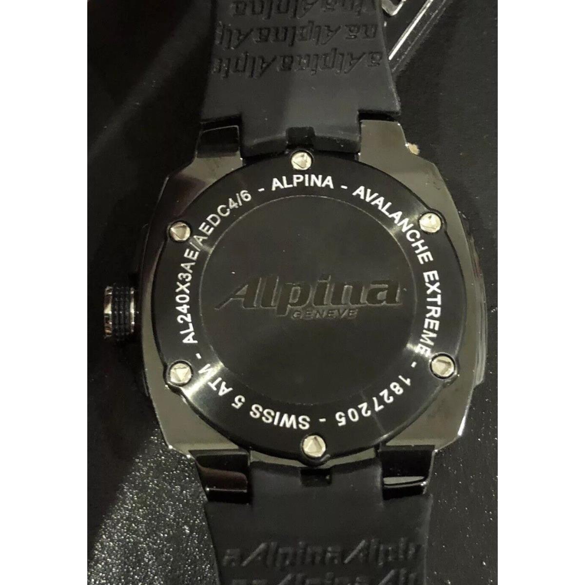 Alpina Avalanche Extreme Black Mop Dial Diamond Ladies Watch AL-240MPBD3FBAEDC4