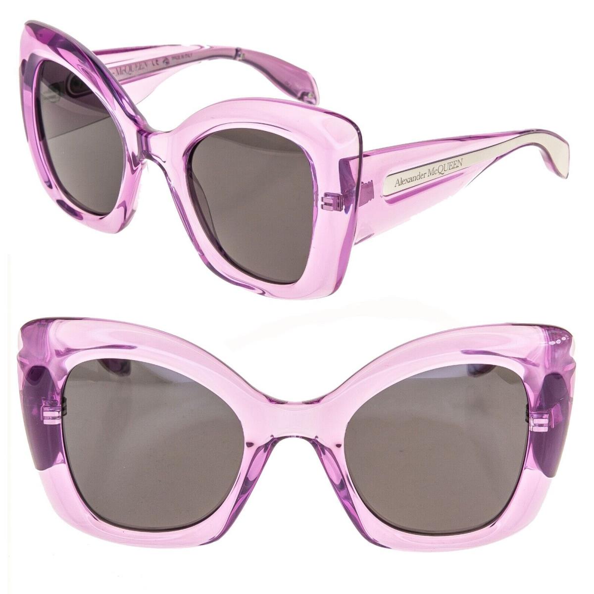 Alexander Mcqueen Violet Translucent Pink Butterfly Sunglasses AM0402S 0402 004