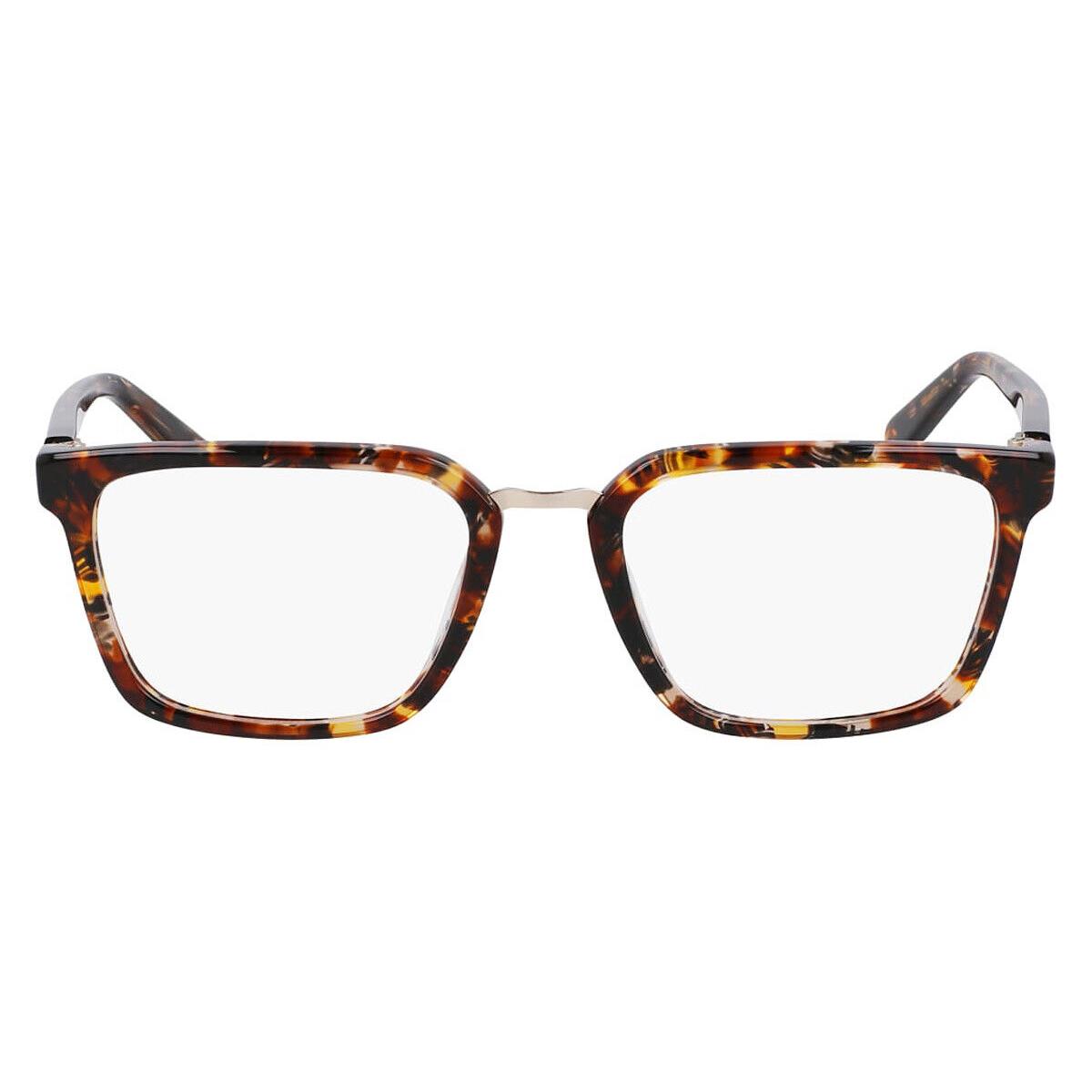 Dragon DR7011 Eyeglasses Men Amber Tortoise 54mm