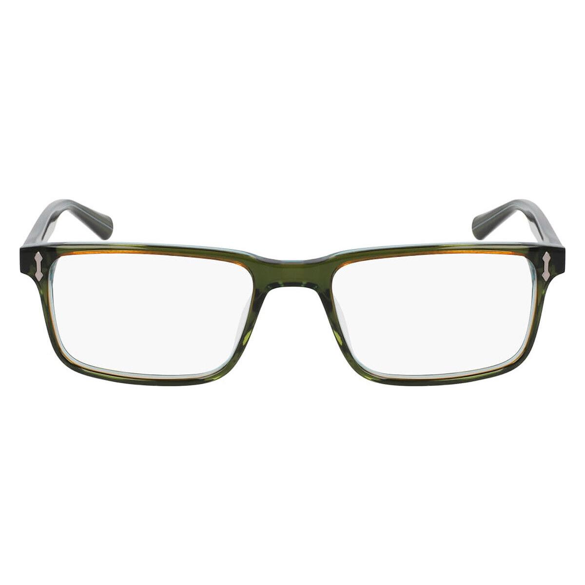 Dragon DR181 Kevin Eyeglasses Men Green Crystal Laminate 54mm