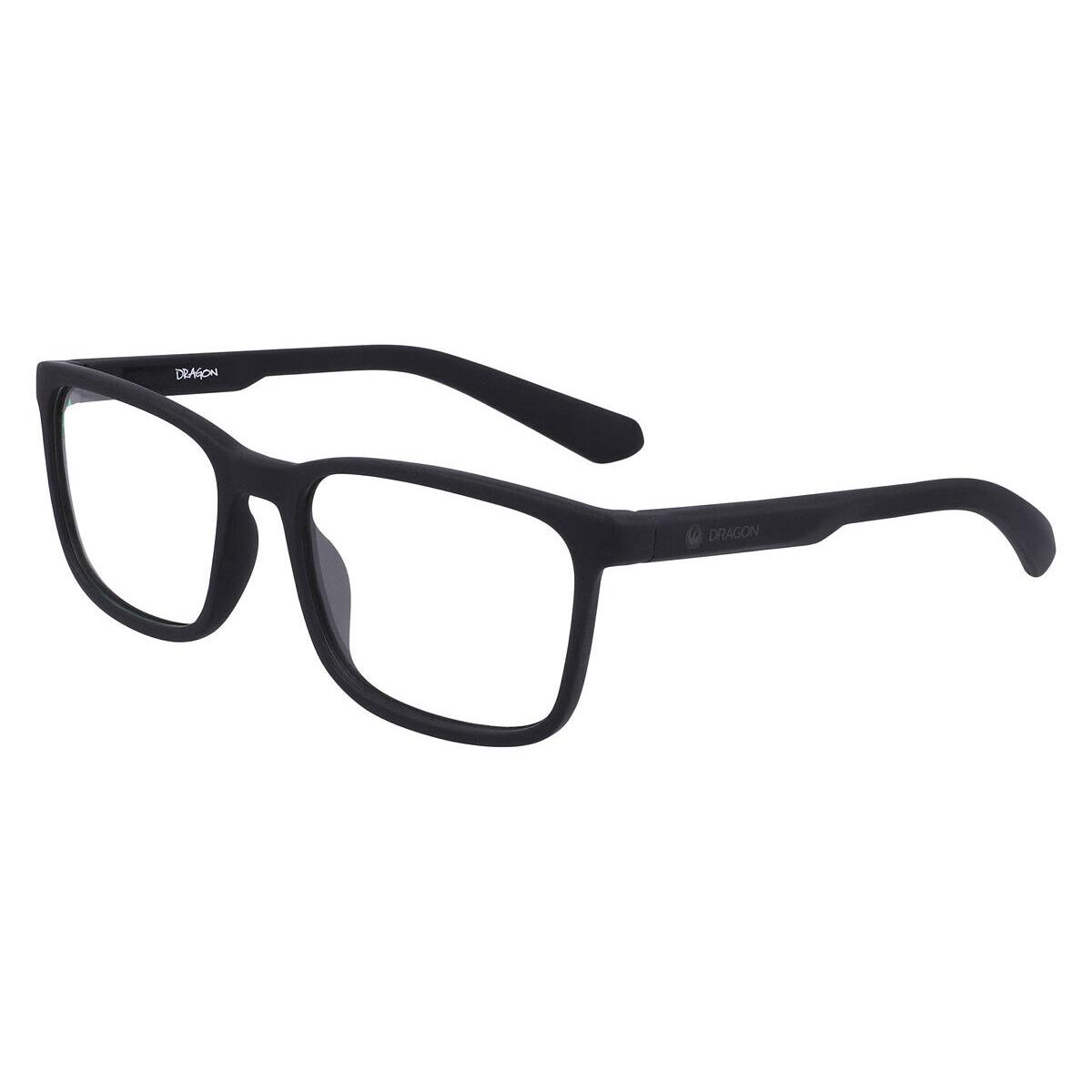 Dragon DR2037 Eyeglasses Men Matte Black Square 56mm