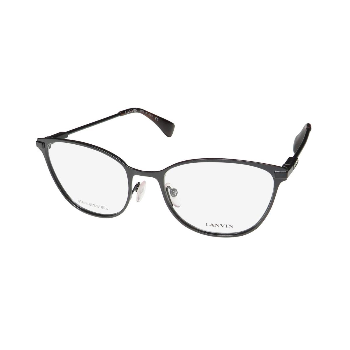 Lanvin VLN095S Cateye Italian Designer Premium Materials Eyeglass Frame/glasses Black