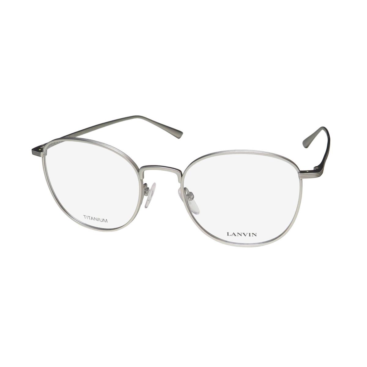 Lanvin VLN093 Titanium Full-rim Italian Designer Modern Eyeglass Frame/eyewear