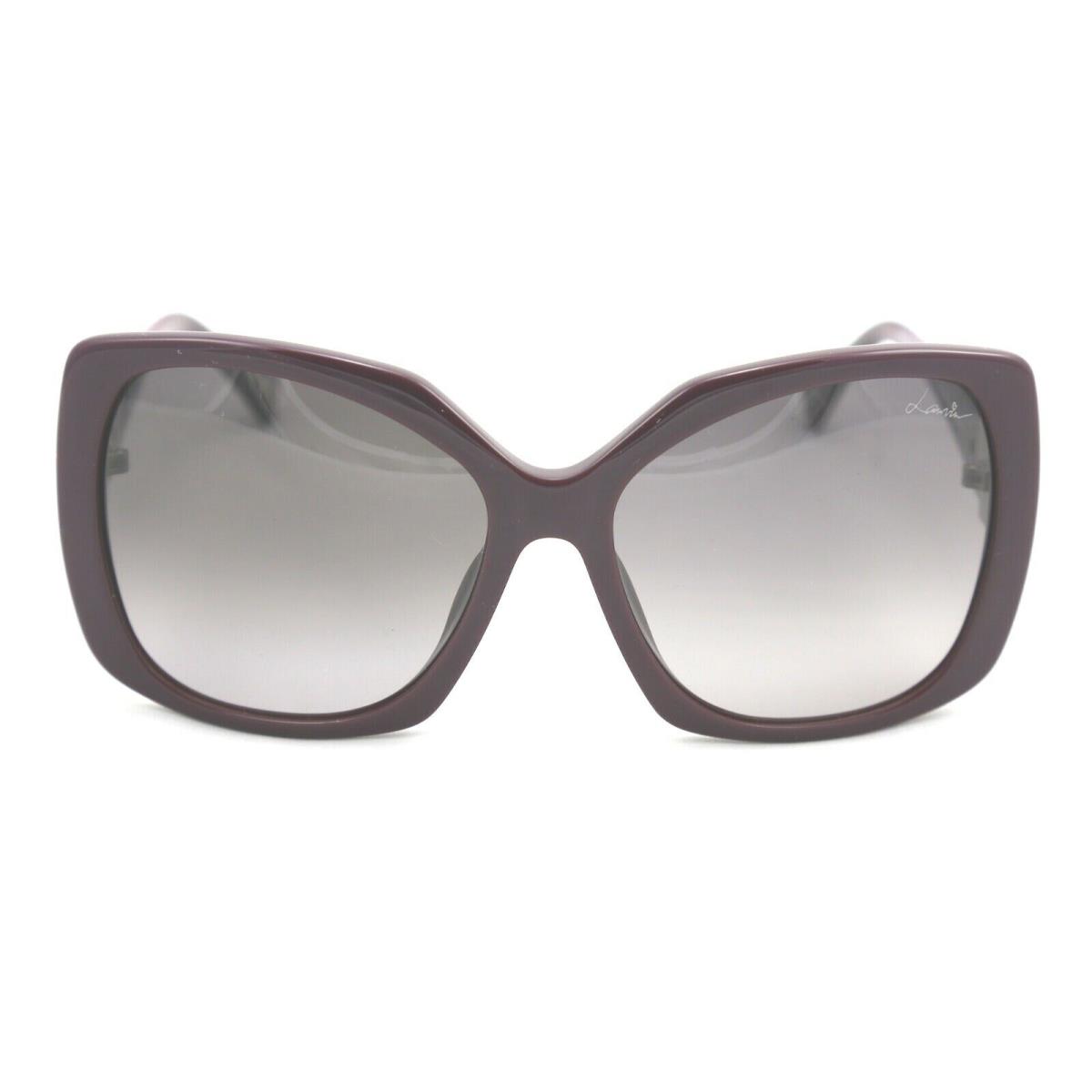 Lanvin SLN551S Sln 551S 09FD Plum W/grey Gradient Sunglasses 56-16-130