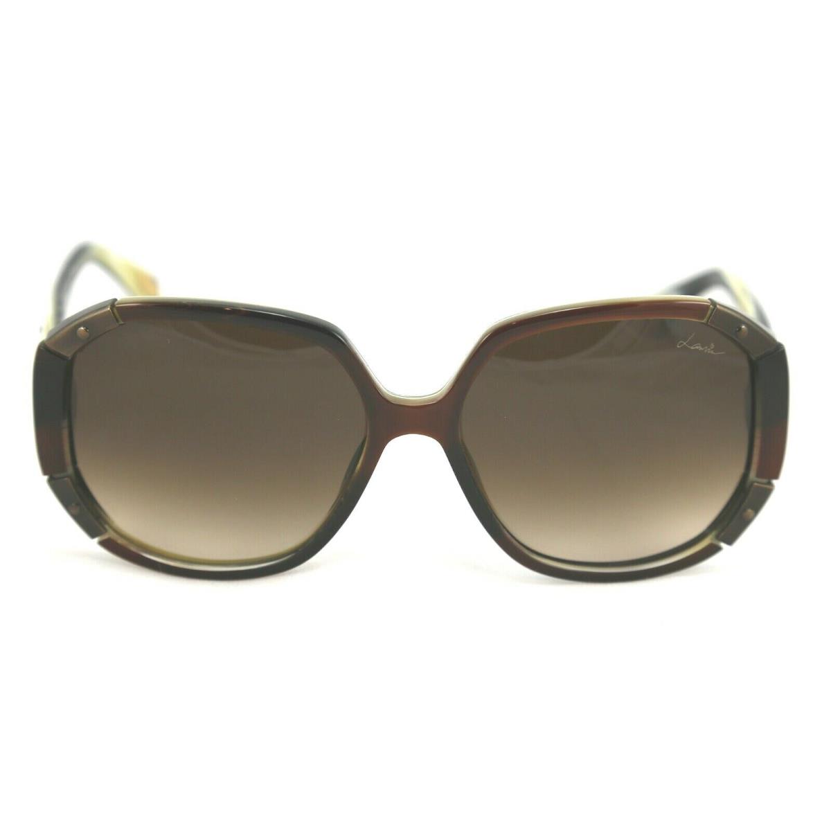 Lanvin SLN548 Sln 548 0ALH Brown-horn-grey W/brown Gradient Sunglasses 59-16-140