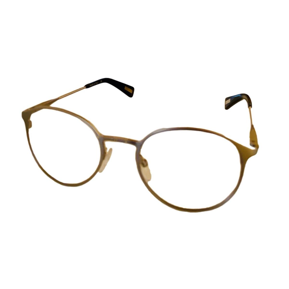 Lanvin Lavin Mens Silver Round Metal Eyewear Frame VLN081 0S80 50mm