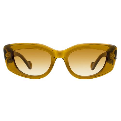 Lanvin Cat Eye Sunglasses LNV641S 208 Caramel 50mm