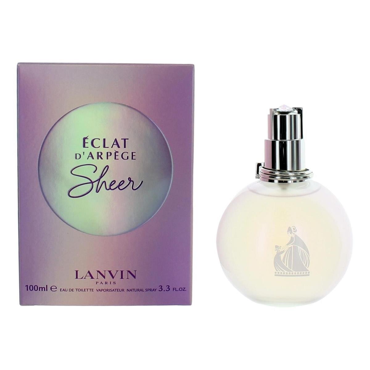 Elat D`arpege Sheer by Lanvin 3.3 oz Eau De Toilette Spray For Women