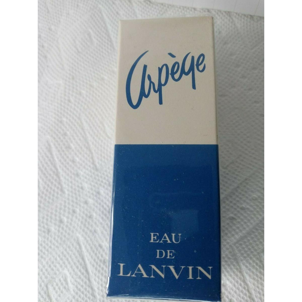 Vintage Arpege Eau De Lanvin 1-1/3 Fl. Oz. Perfume No. 817