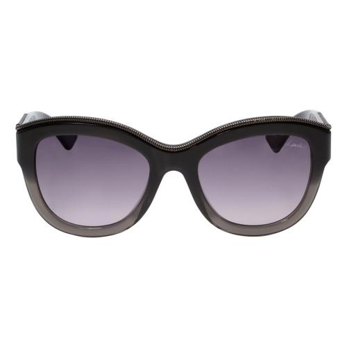 Lanvin Designer Sunglasses Black Crystal Smoke Fade Grey Gradient SLN693-0AH8-52 - Frame: Multicolor, Lens: Multicolor