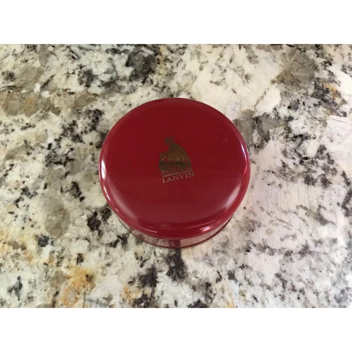 Never Opened Red Lanvin MY Sin Dusting Powder 4 oz Perfume Imported From France