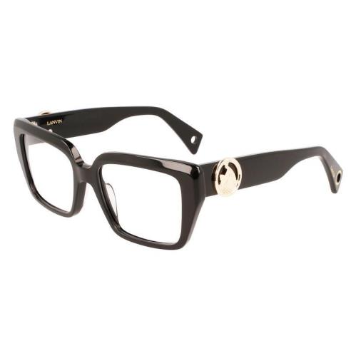 Lanvin Lnv 2618 001 Black Eyeglasses 53/17/140 with Lanvin Case