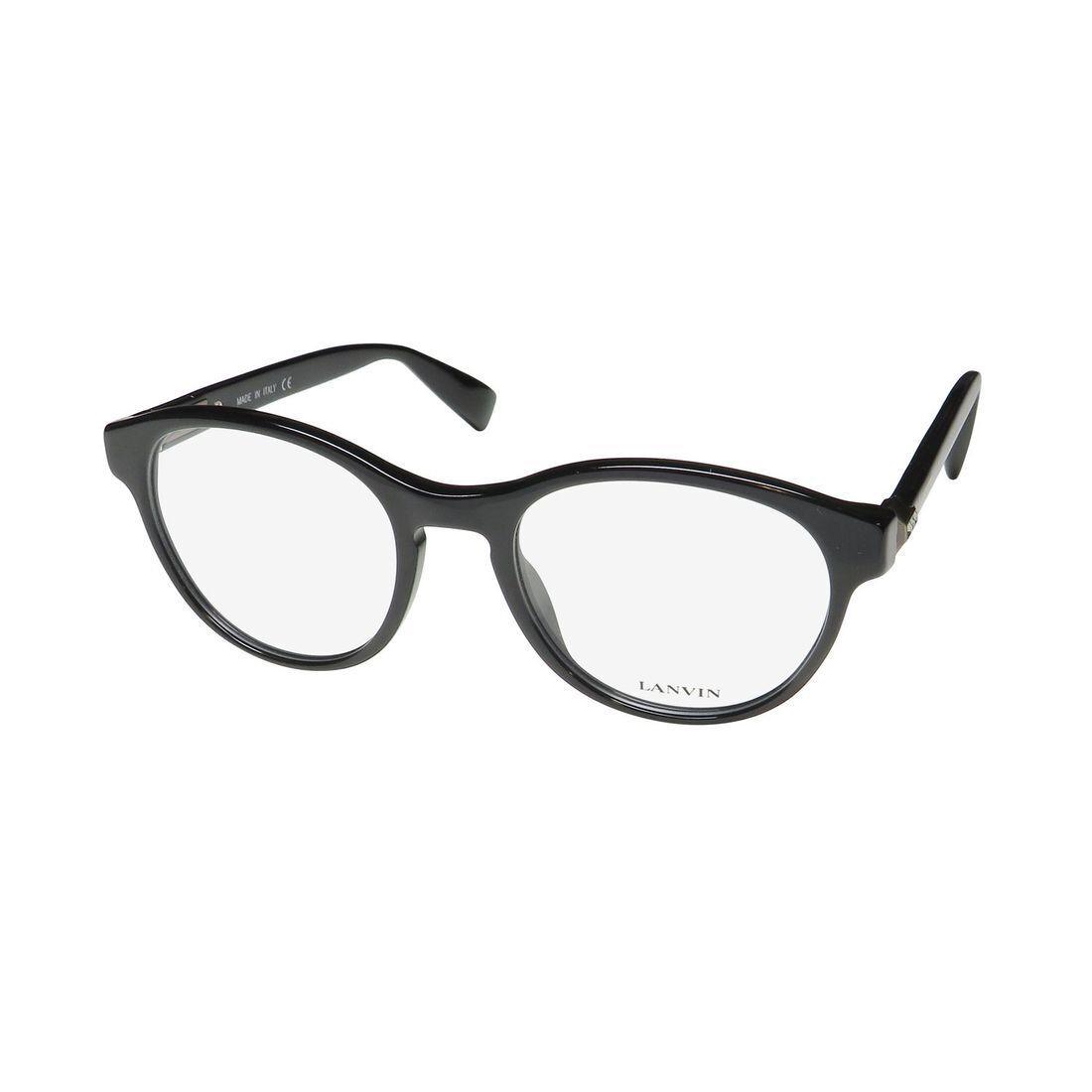 Lanvin VLN708S Eyeglass Frame Italy Full-rim Plastic 50-19-140 Womens Black