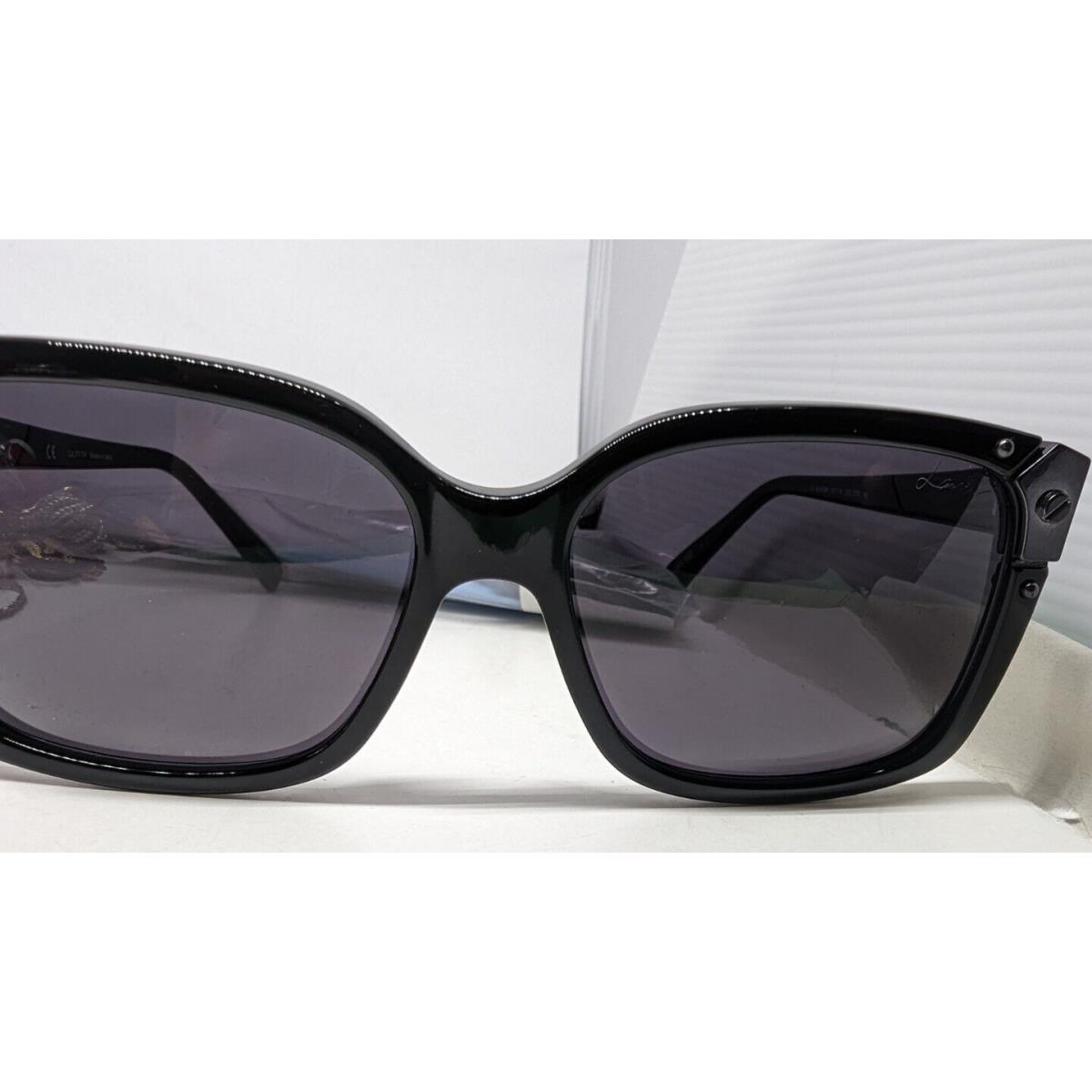 Lanvin SLN504 Sln 504 Black Sunglasses 57-16-140 Col 0700 Square Tinted Case