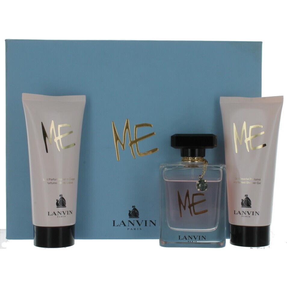 Lanvin Me by Lanvin For Women Set - Edp Spray 2.6oz + BL 3.3oz + SG 3.3oz - SW