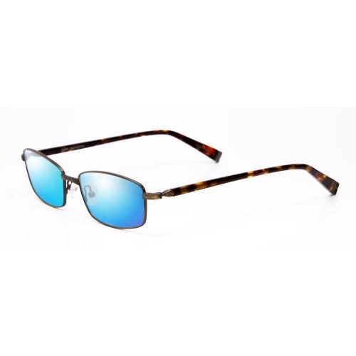 John Varvatos V150-GOL Polarized Sunglasses Choose Lens Color Antique Gold 56 mm Blue Mirror Polar