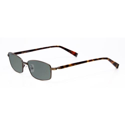 John Varvatos V150-GOL Polarized Sunglasses Choose Lens Color Antique Gold 56 mm Smoke Grey Polar