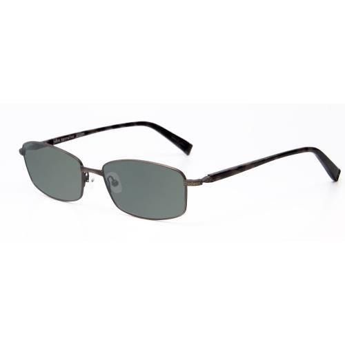 John Varvatos V150-GUN Polarized Sunglasses 4 Lens Colors Antique Gun Metal 56mm Smoke Grey Polar