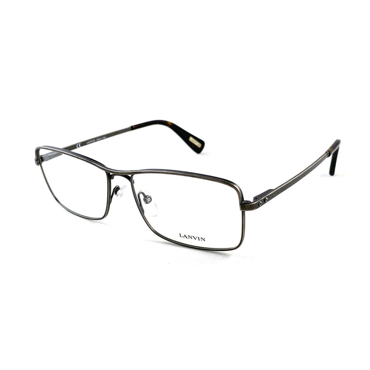 Lanvin VLN012 Vln 012 5A1 Gunmetal Eyewear Frame Eyeglasses 56-15-140