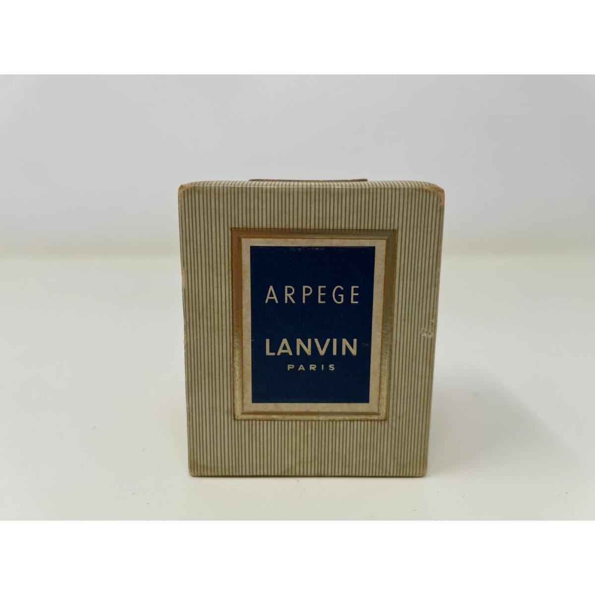 Vintage Jeanne Lanvin Arpege Extrait Perfume .25oz No 868