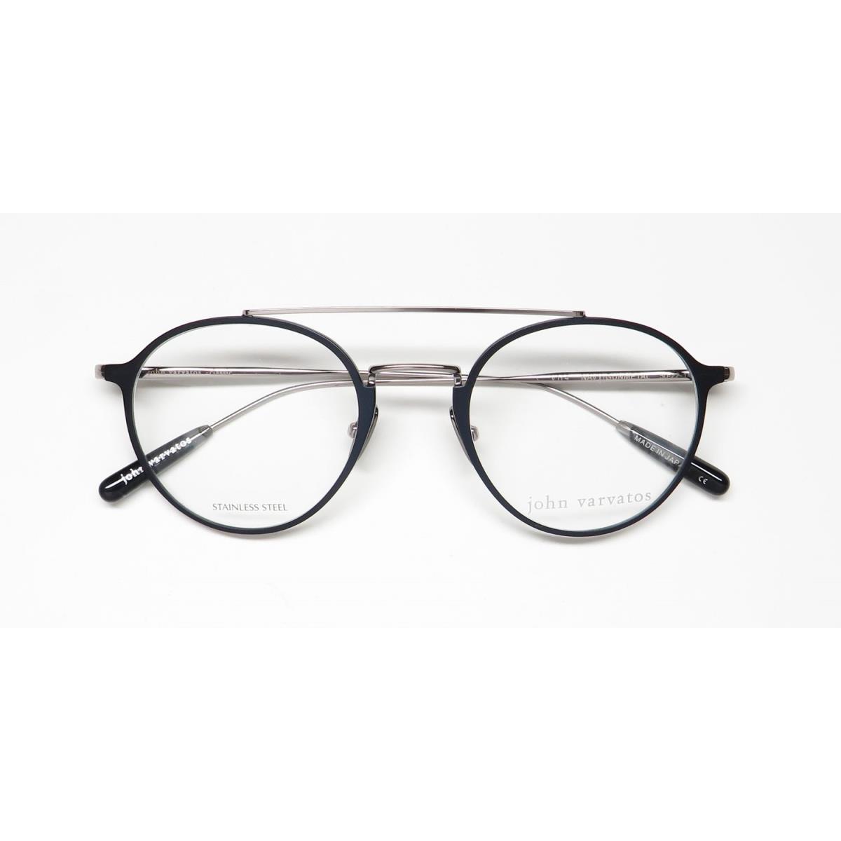 John Varvatos V174 Stainless Steel Mens Oversized Lenses Eyeglass Frame/eyewear