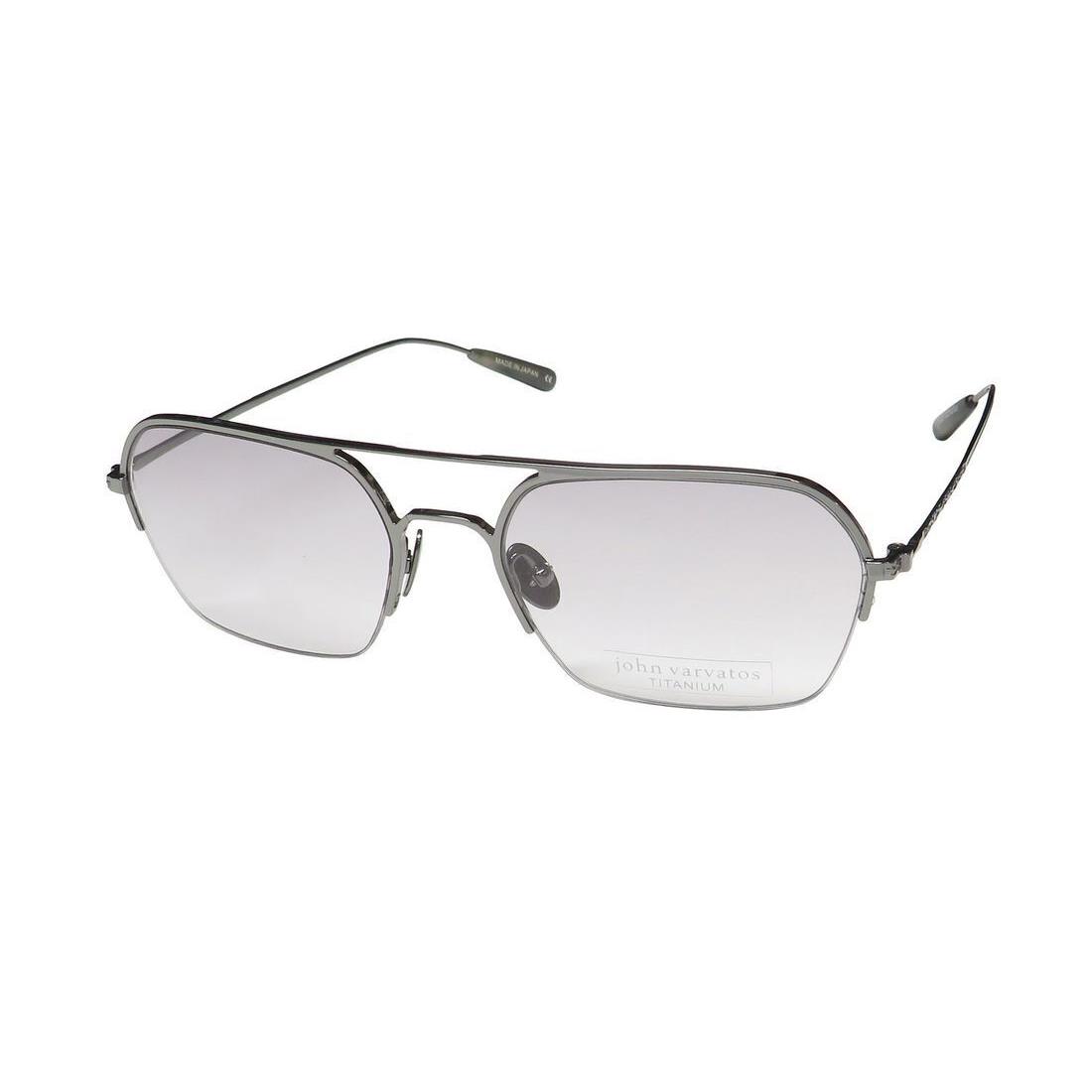 John Varvatos V173 Sunglasses Gunmetal Gray Japan 53-18-145 Mens Titanium