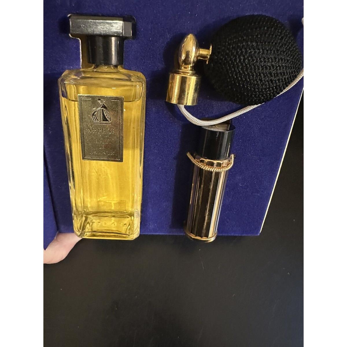 Vtg Arpege Lanvin Eau DE Lanvin 2 oz Perfume 1/8 oz Set W Box