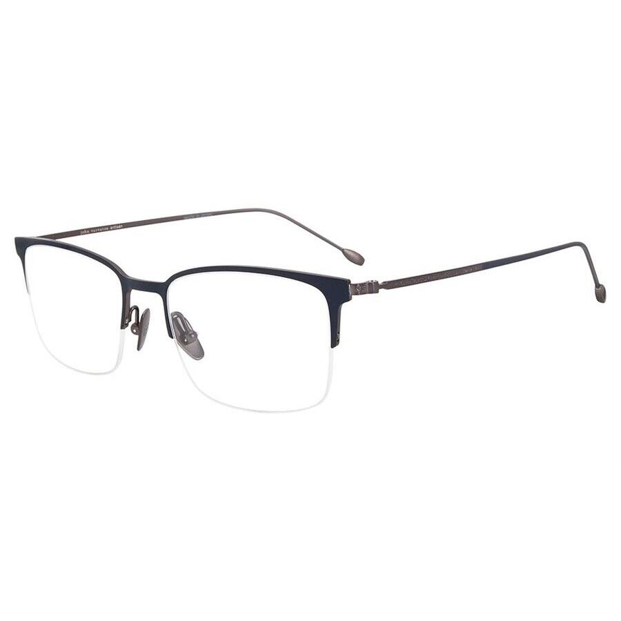 John Varvatos Eyeglasses JV V172 55mm Navy Gunmetal Titanium