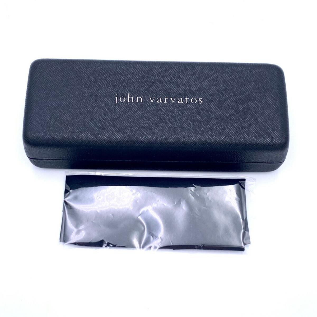 John Varvatos Eyeglasses V150 Antique Gold 53mm Metal Rectangle - Made in Japan - Frame: Antique Gold