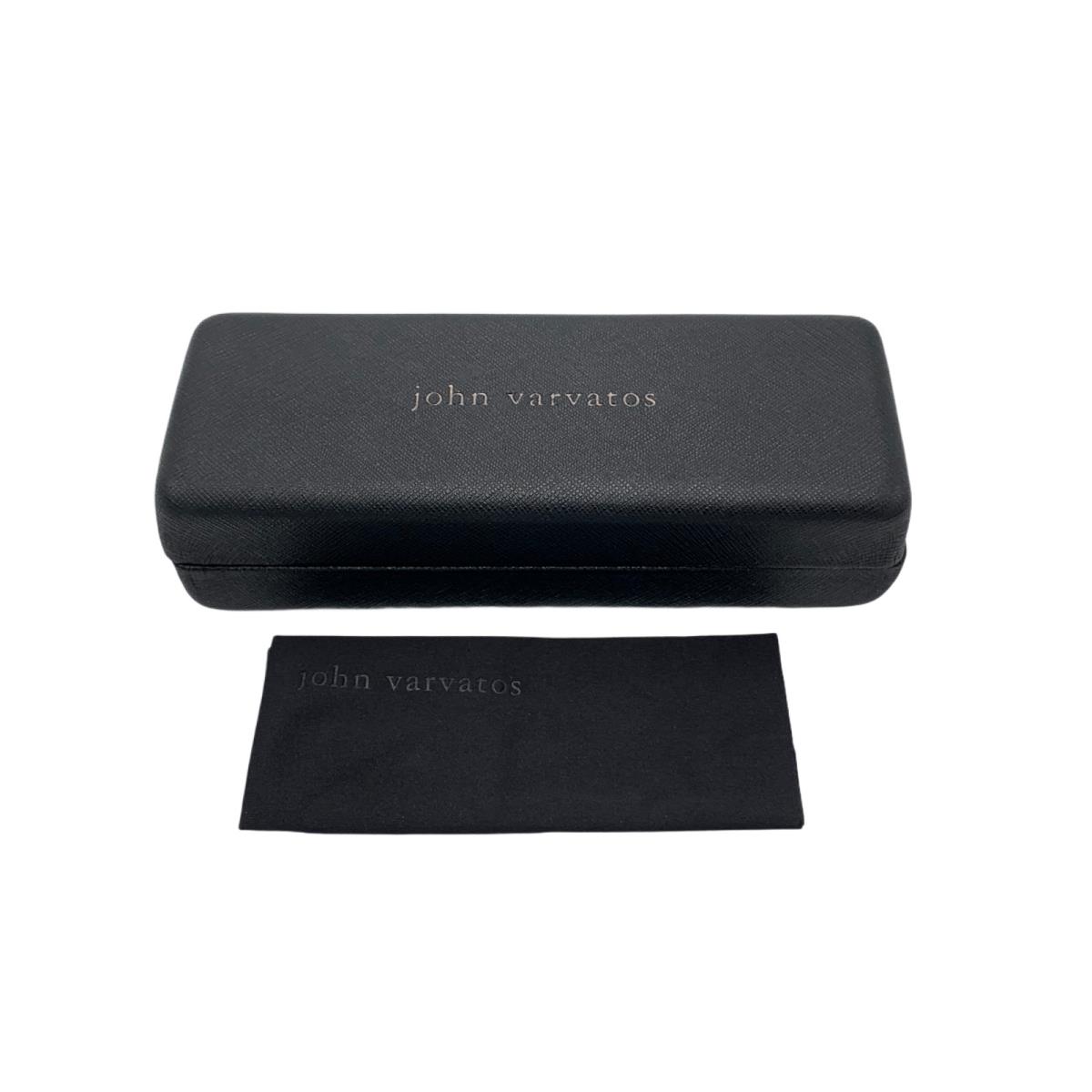 John Varvatos Eyeglasses JV V169 Black Silver 49mm Titanium - Made in Japan - Frame: Black Silver