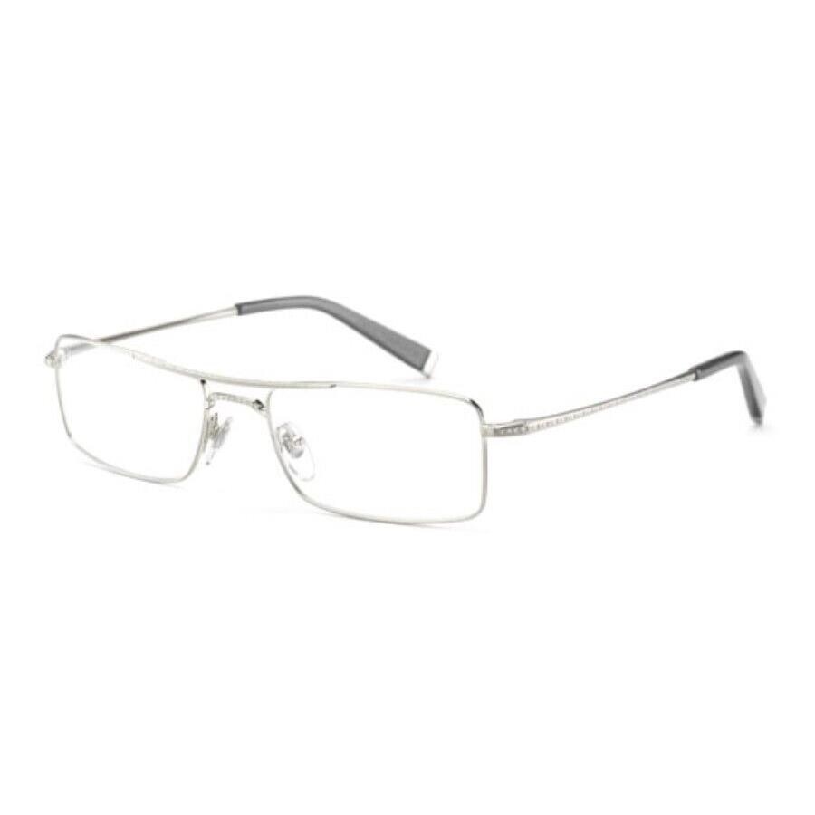 John Varvatos Eyeglasses JV V138 Silver 54mm Rectangle Metal -made in Japan