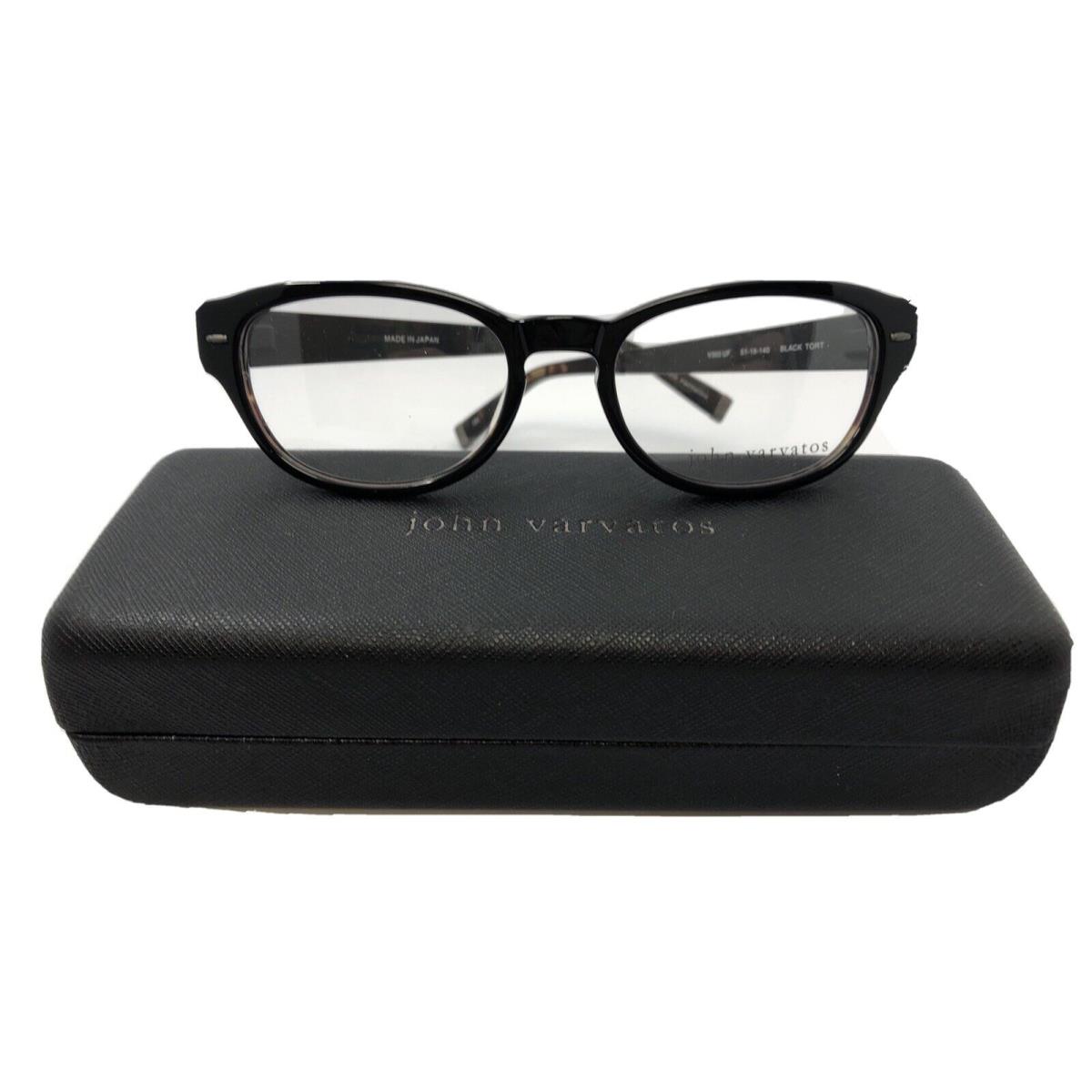 John Varvatos V355UF Black Tort 51/18/140 Men s Eyeglasses Frames with Case