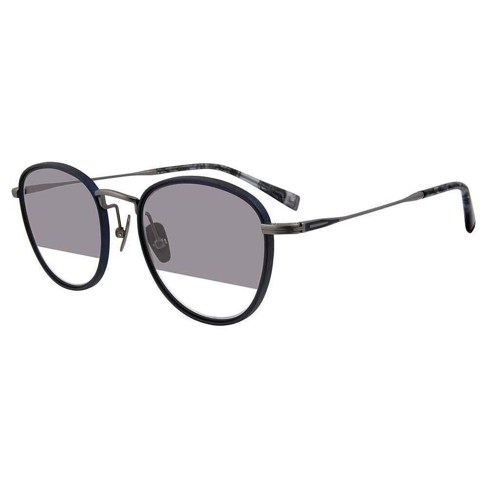 John Varvatos Sunglasses Troubadour V531 Navy Gunmetal 51mm - Made in Japan - Frame: Navy Gunmetal, Lens: Gray