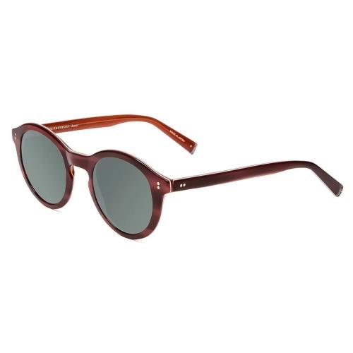 John Varvatos Sunglasses JV V519 UF Red Horn - Polarized Grey with Flash Mirror