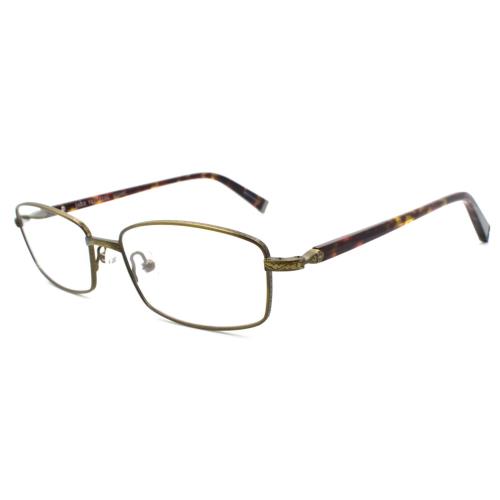 John Varvatos V150 Men`s Eyeglasses Frames Titanium 53-17-145 Antique Gold Japan