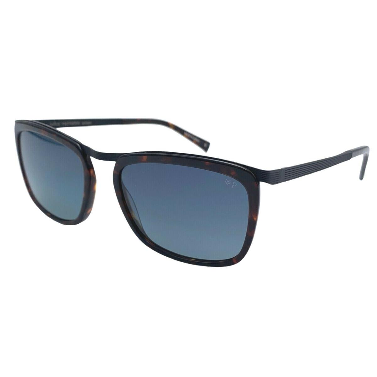 John Varvatos Hudson Sunglasses V520 56mm Dark Tortoise Blue Gradient Polarized