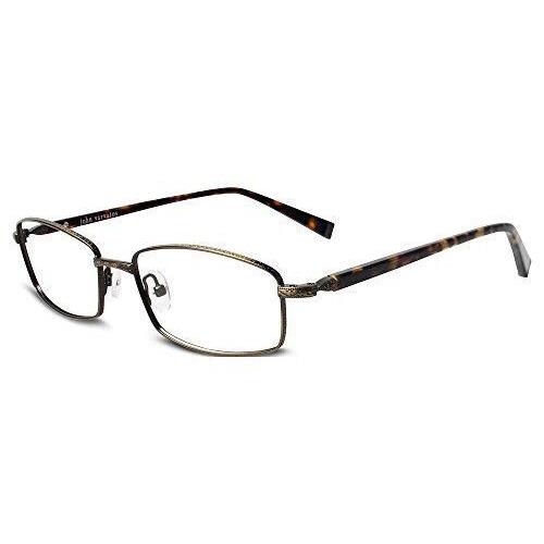 John Varvatos Men`s V150 Designer Metal Eyeglasses Antique Gold Tortoise 56 mm