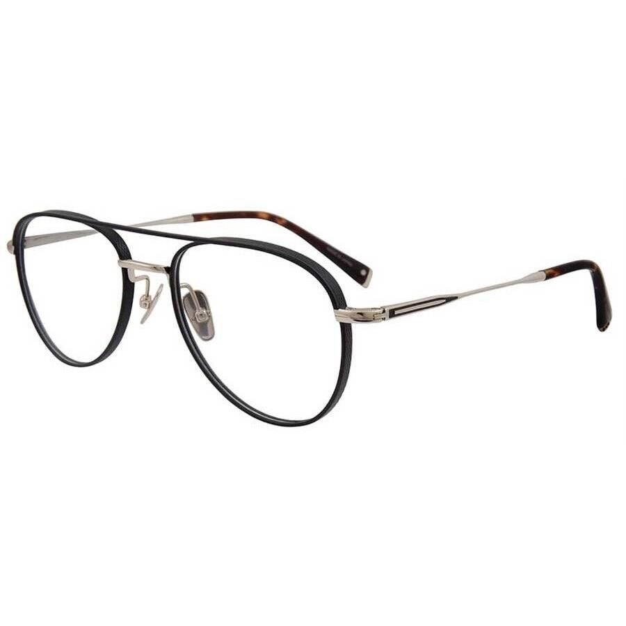 John Varvatos Eyeglasses JV V175 Black Gold 54mm Aviator V 175