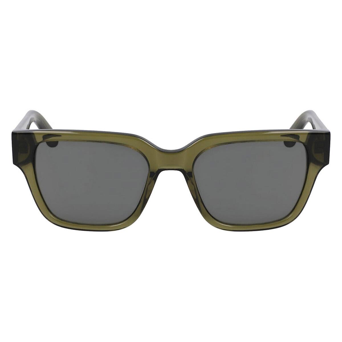 Dragon DR Rowan LL Polar Sunglasses Unisex Shiny Sap 54mm - Frame: Shiny Sap, Lens: Smoke Polarized