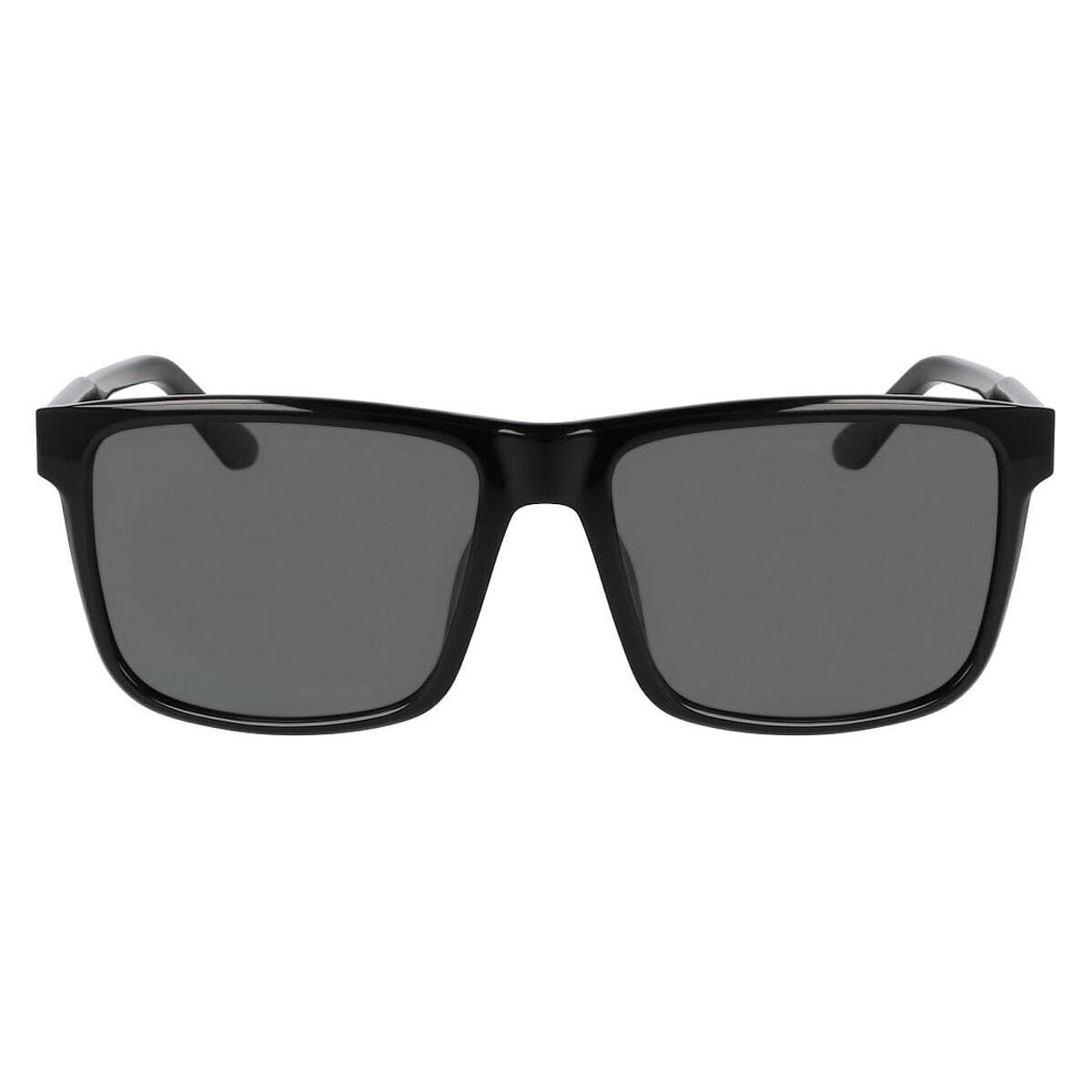 Dragon DR Meridien Upcycled LL Polar Men Sunglasses Black 57mm - Frame: Black, Lens: Smoke Polarized