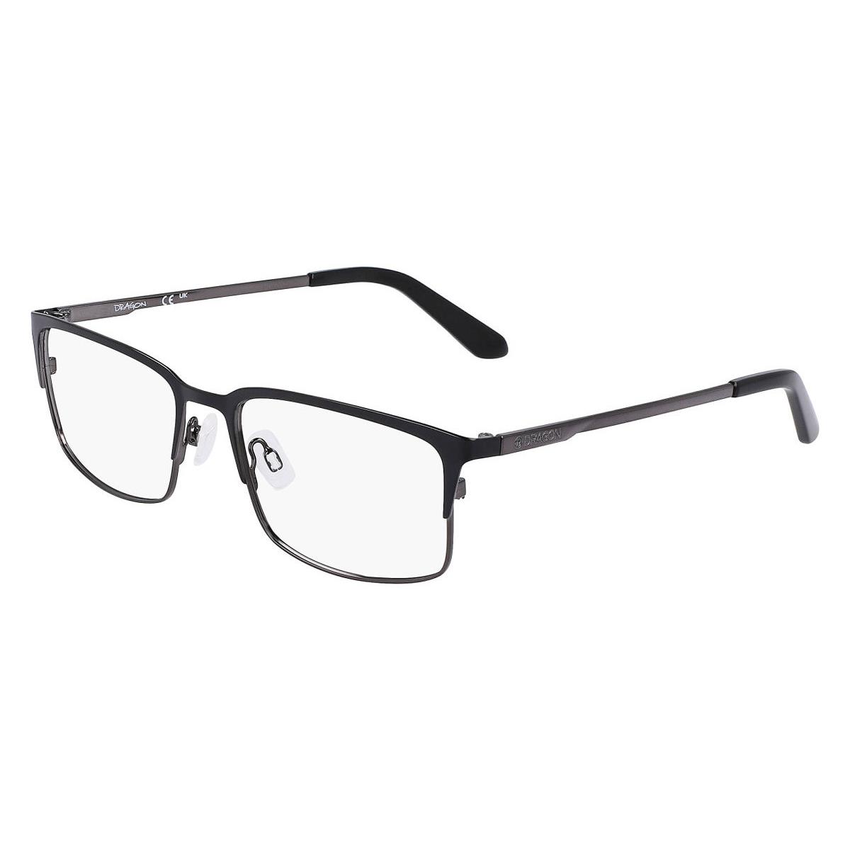 Dragon DR2041 Eyeglasses Men Black Rectangle 54mm by Dragon Alliance