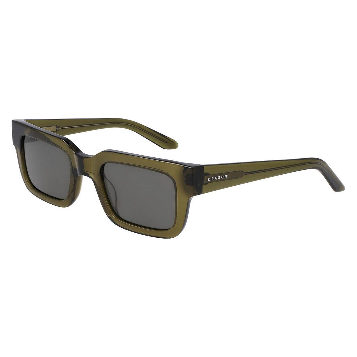 Dragon DR Ezra LL Sunglasses Unisex Shiny Sap Crystal 50mm - Frame: Shiny Sap Crystal, Lens: Smoke